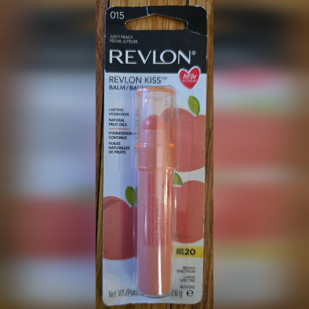Revlon Kiss Balm - Juicy Peach Pink Tube